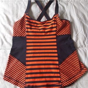 Lululemon Work it Out Criss Cross tank